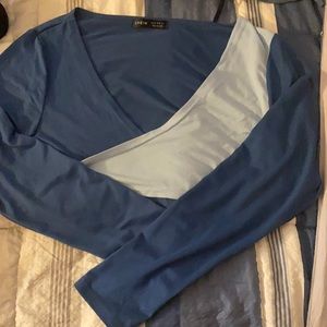 Blue shirt from SHEIN only wore once medium but is small on me
